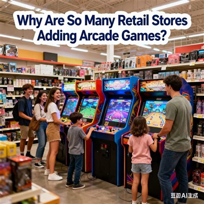 Por que tantas tendas de venda polo miúdo engaden xogos de arcade?